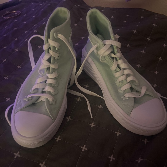Mint Green Brand New Converse - Picture 1 of 4